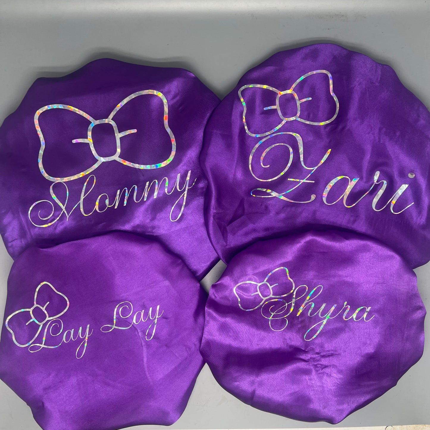 Customizable Mommy and Me Bonnets